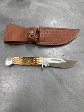 Case USA 678-3 1/2  3 X Fixed Blade  Knife Bone