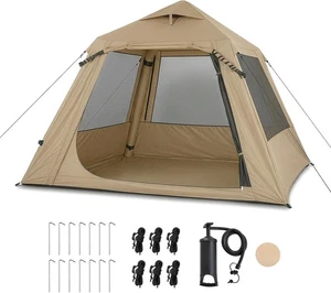 Tentes gonflables Installation facile Tente de soufflage W/Pompe imperméable Oxford gonflable