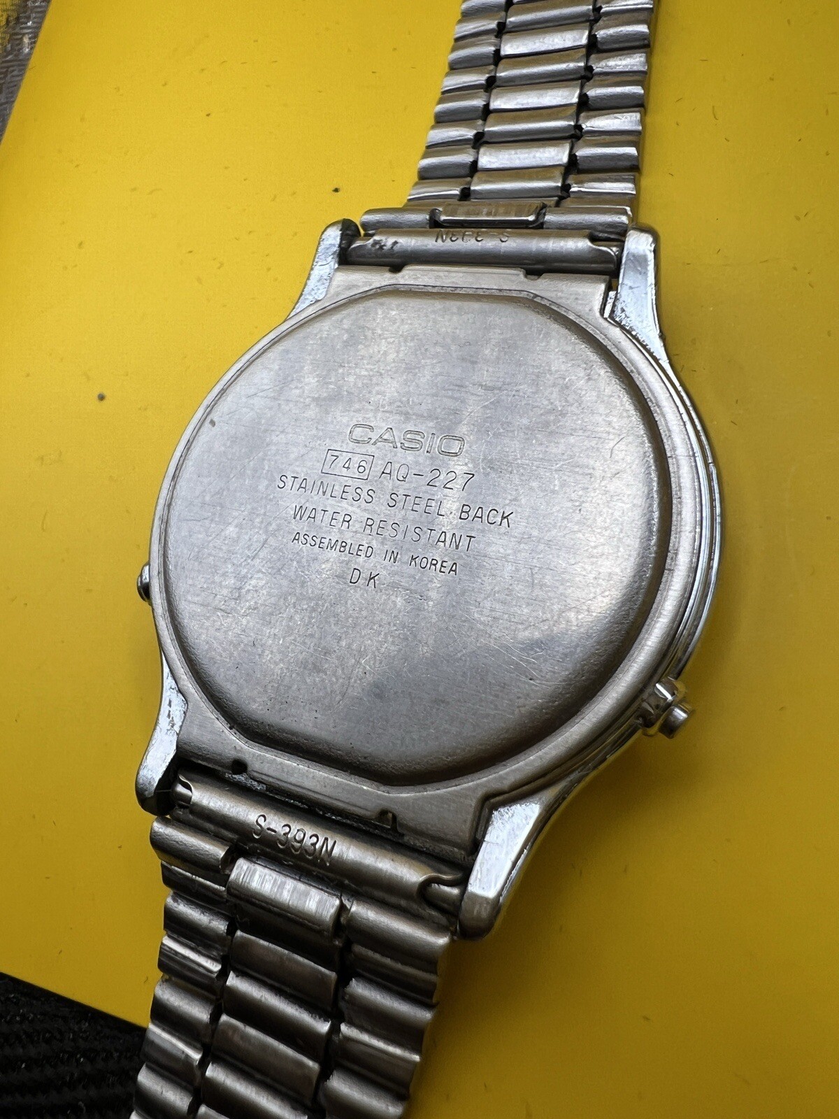 Casio Alarm Chronograph Analog 746 Aq227 Digital Watch Runs Jb261 for