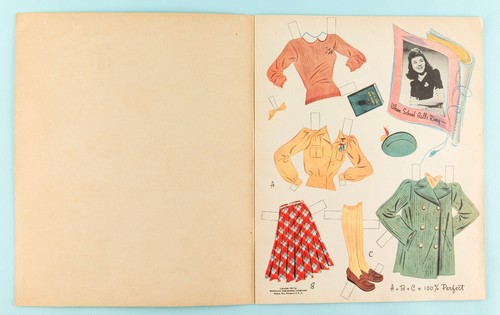 Vintage Original 1941 Whitman JANE WITHERS Paper Dolls #986 UNCUT - Picture 4 of 17