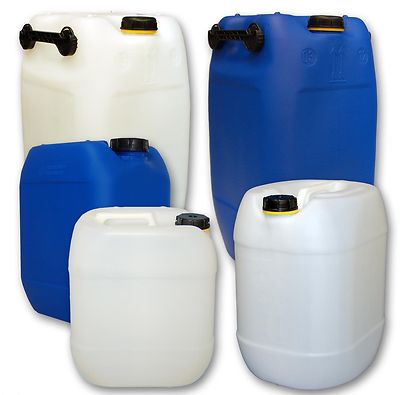 Plasteo 2x15 Liter Wasserkanister Ausgießer DIN61 Kanister Behälter