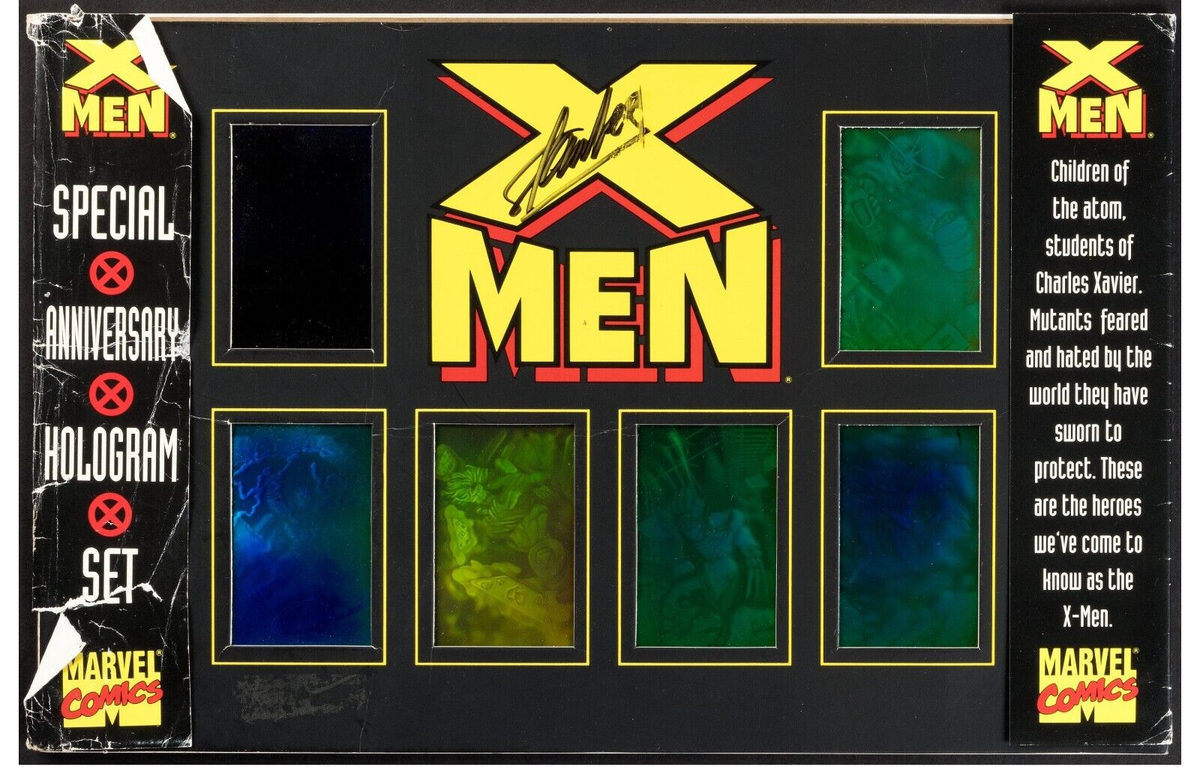 1993 Marvel X-Men 30th Anniversary Special Hologram Set - Signed