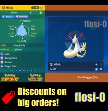 6IV Shiny Milotic Pokemon Scarlet and Violet