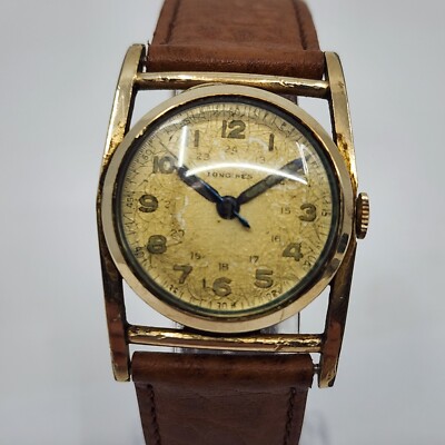 1940 Longines Mainliner Vintage Manual Wind 10L Wrist Watch 10k