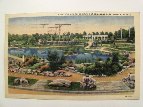 KS, TOPEKA, KS WWII ERA +. 9 LINEN POSTCARD LOT LOCALS SITES POSTED #446 - Picture 6 of 12