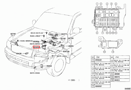 Genuine Toyota LandCruiser 105 100 Series HZJ FZJ UZJ HDJ Fusible Link Block - Picture 9 of 10