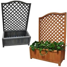 Wooden Planter Trellis Box
