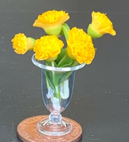 Miniature Maison De Poupée 1:12 - Expresso Cocktail D'été Dans Un Verre - Fait Main Au Royaume-Uni