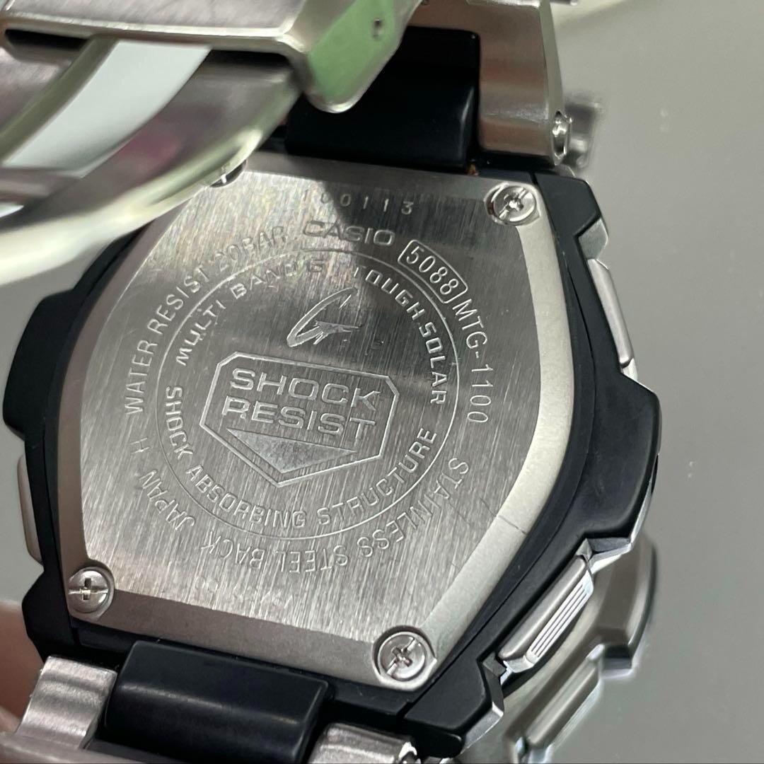 CASIO G-SHOCK MTG-1100-1AJF電波腕時計 Casio G-Shock MTG-1100-1AJF Solar Multi-Band 6 Shock