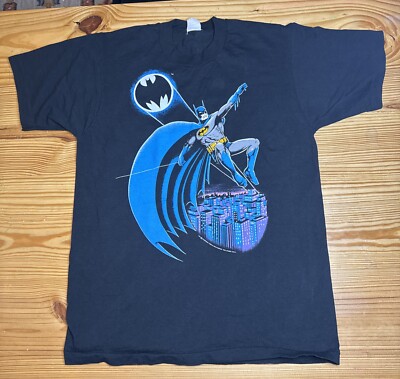 Dc Comics Batman Tshirt Teal Batman Vintage 80's Batman T-Shirt