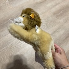 Vintage Steiff Original "Leo" The Lion Doll 280092 Plush 9 Long From Germany E8