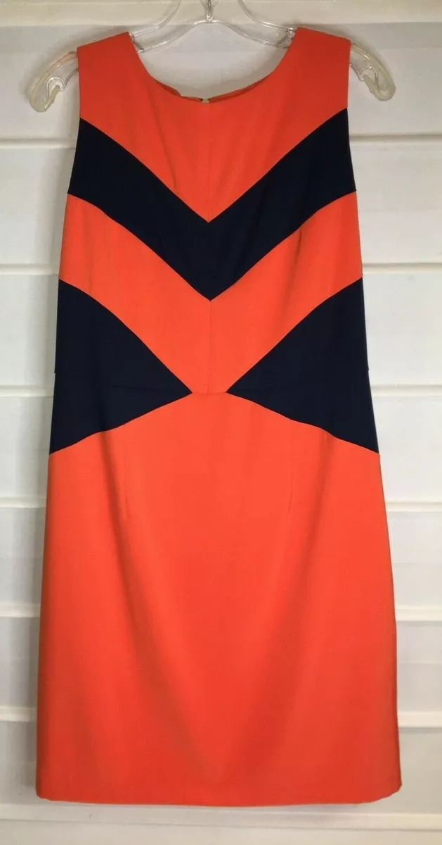 Dressbarn navy top blue dress