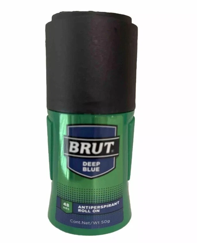 Desodorante roll-on BRUT Deep Blue 50 g - Pack de 3 Foto 2 de 3