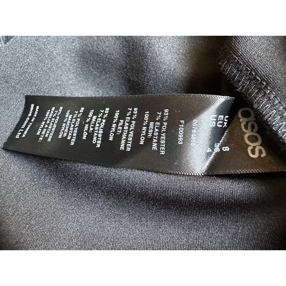 ASOS Asymmetrical Maternity Cocktail Dress Size 4 Black eBay