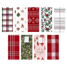 Christmas Dish Tea Towel Cotton Kitchen CHOOS...
