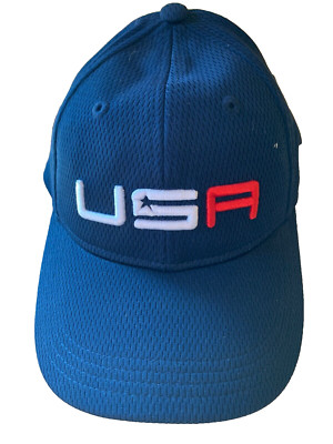 NEW 2020 New Era  Snapback Golf Hat Cap Sz Youth Red White Blue Team USA