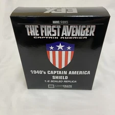 NIB 1:6 🔥 CAPTAIN AMERICA The First Avenger 1940's Shield  LootCrate Exclusive