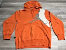 Vtg Nike Air Jordan Jumpman Pullover Hoodie Sweatshirt S Big Logo Color Block 