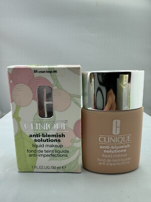 Clinique Anti-Blemish Solutions Liquid Makeup SPF 15 64 Cream Beige 1oz