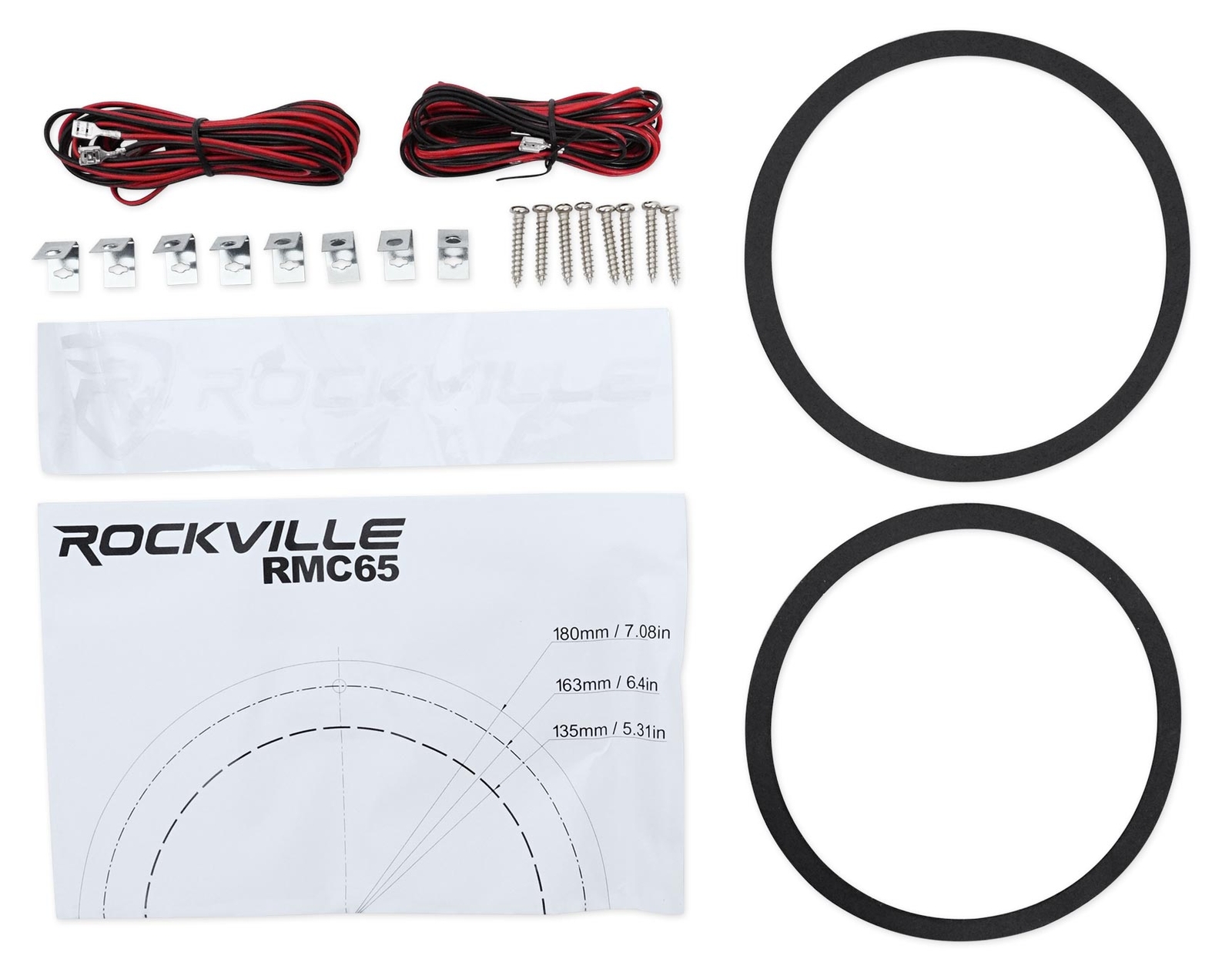 8 Водонепроницаемые морские лодочные колонки Rockville RMC65W 65 Вт 8-канальный усилитель