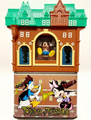 Disney Parks Tower of Terror Cookid Tin with Mickey Mouse Tokyo