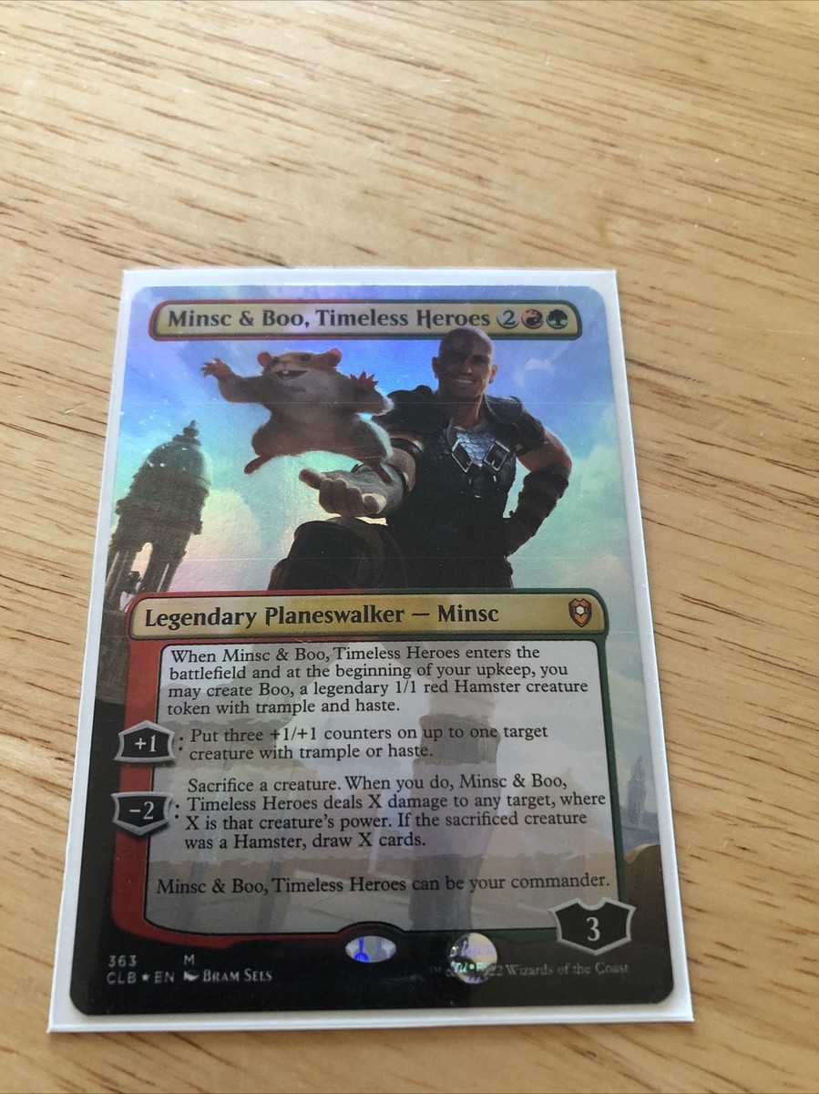 mtg minsc and boo commander deck Minsc & Boo, Timeless Heroes +1/+1 Counters Magic MTG Custom Commander Deck main image 0