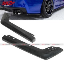 Rear Body Pu Bumper Lip Kit Add-on Apron Cap Spoiler Fits 15-18 Subaru Wrx Sti