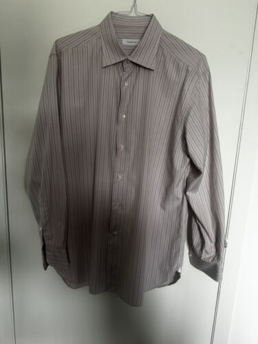 Ermenegildo Zegna Button Down Men's Long Sleeve dress Shirt 45/17 X-Large. Pink - Picture 1 of 8