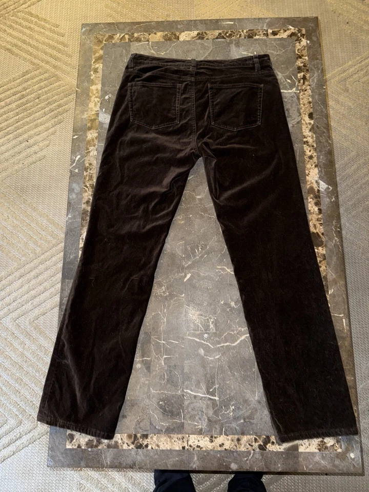 Vintage Lauren Ralph Lauren Suede Pants Brown - Image 3 of 4