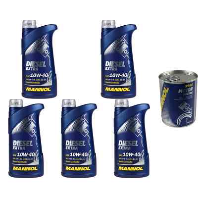 5L Motoröl MANNOL SAE 10W-40 DIESEL EXTRA 1xMotor Doctor