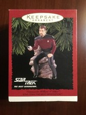 Hallmark Keepsake William T Riker Star Trek: The Next Generation Ornament 1996
