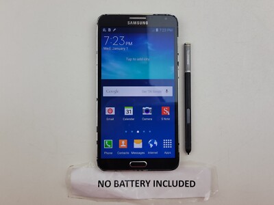 Samsung Galaxy Note 3 (SM-N900V) 32GB - Black (GSM Unlocked) Smartphone - H0708