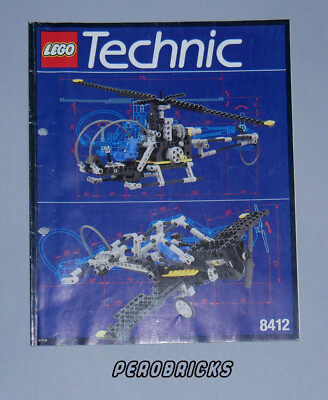 Lego Technic Technik BAUANLEITUNG BA #8412 #82