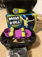 Moon Shoes Mini Trampolines for Your Feet, One Size, green purple bouncy