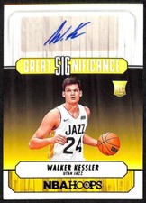 Walker Kessler 2022-23 Hoops Great Significance Auto Basketball Card #GS-WKK
