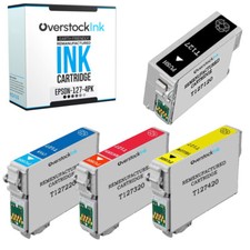 4X Compatible OSI 127 Ink Cartridges for Epson Workforce WF-3520 WF-3530 WF-3540