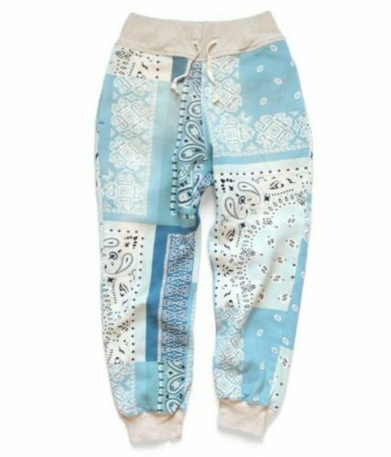 Blue Bandana Sweatpants Flash Sales, UP 