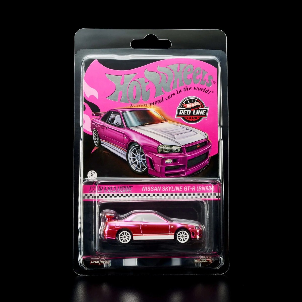 Hot Wheels RLC Exclusive Pink Editions Skyline BNR34 GT-R GTR 