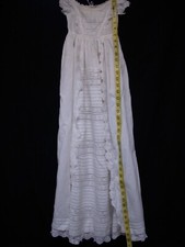 VD35 - Vintage Cotton Doll Gown - 40" Long - 9.5" Wide at Chest