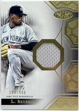 2023 Topps Tier One LUIS SEVERINO Tier One Jersey Relic /400 #T1R-LS Yankees