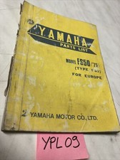 Yamaha  FS50 1975 type FS1 catalogue pièces détachées parts list 50 FS