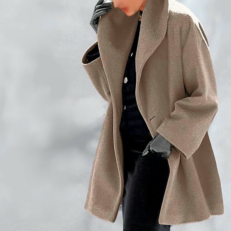 Herbst Wolle Kurz Mantel Jacke Parka Jacken Übergangsjacke sofort