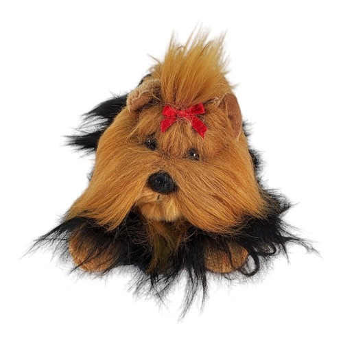 Aurora World Yorkshire Terrier Yorkie Stuffed Animal Plush Dog- Fergie 8" - Picture 2 of 12