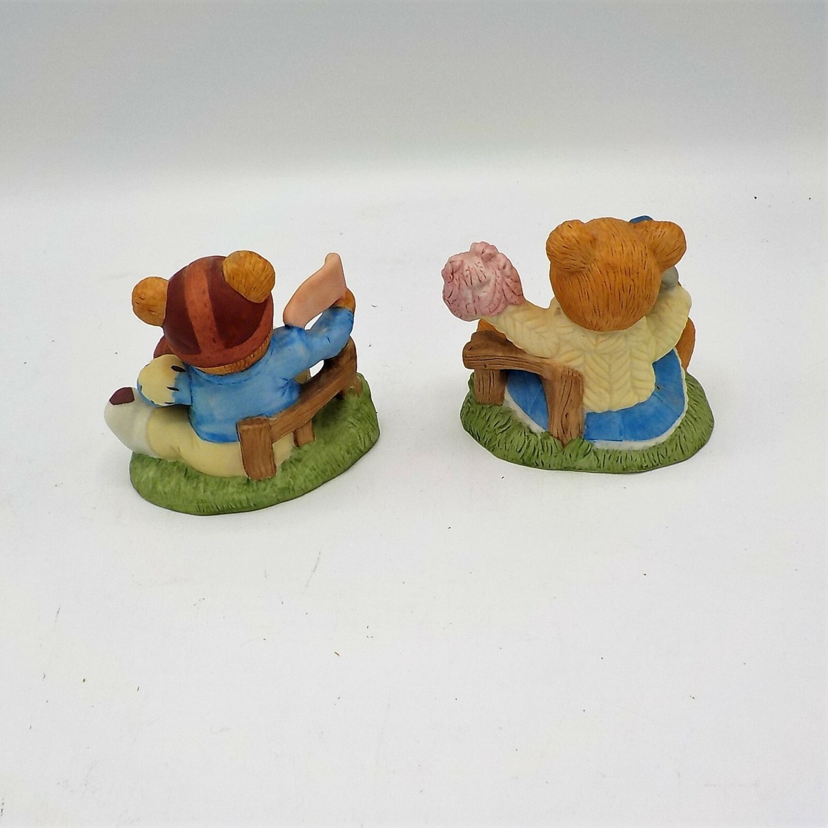 Home Interiors Homco 14981-98 Game Day Bears Figurines Girl