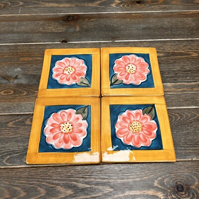 Certified International Corp CIC Italian Style Ceramic Tile Trivet 5 x 5
