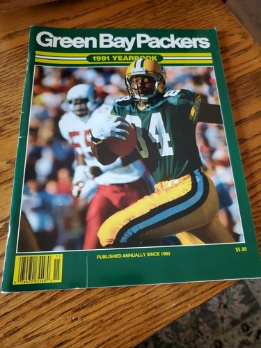 Green Bay Packers 1991 YEARBOOK NFL Go Pack Go Collectable Magazine SWEET - 第 1/3 張圖片