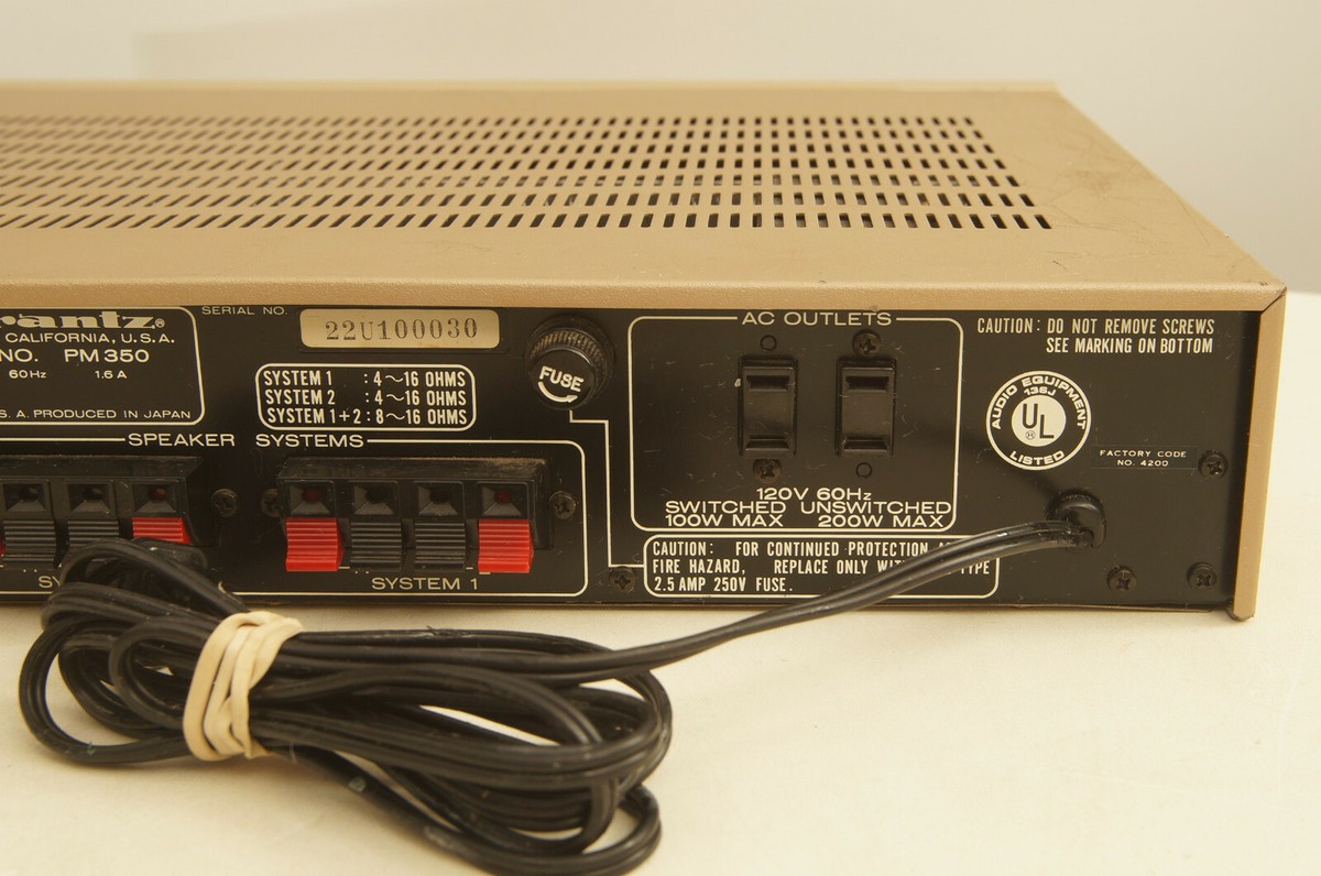 Marantz PM350 console stereo amplifier | eBay