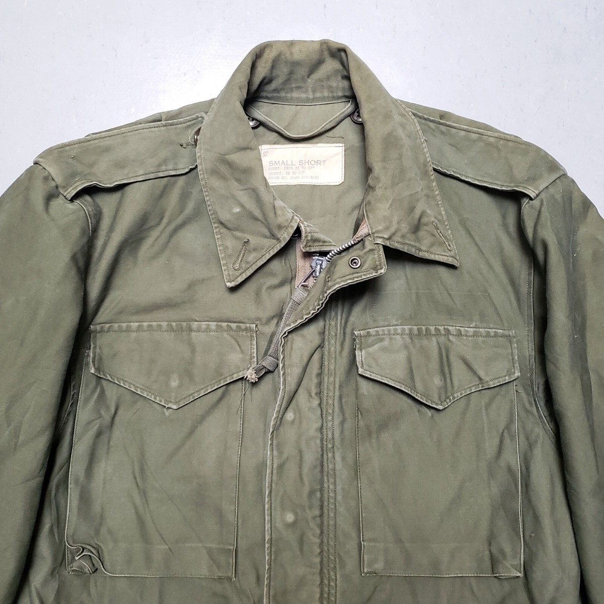 Vtg 50s Korean War M-51 Jacket US Army Military Field Coat