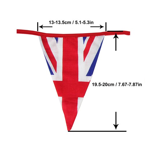 Rice Flag British Bunting Fabric England National Banner Party Banners - Picture 5 of 11