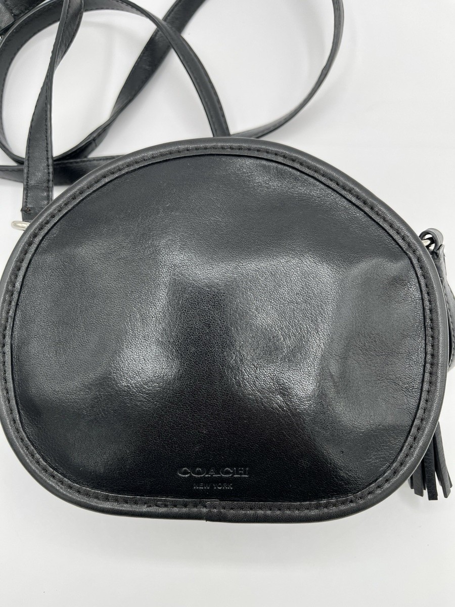 Vintage Coach Canteen Bag (Mini-Chester) #9982 Black with Silver